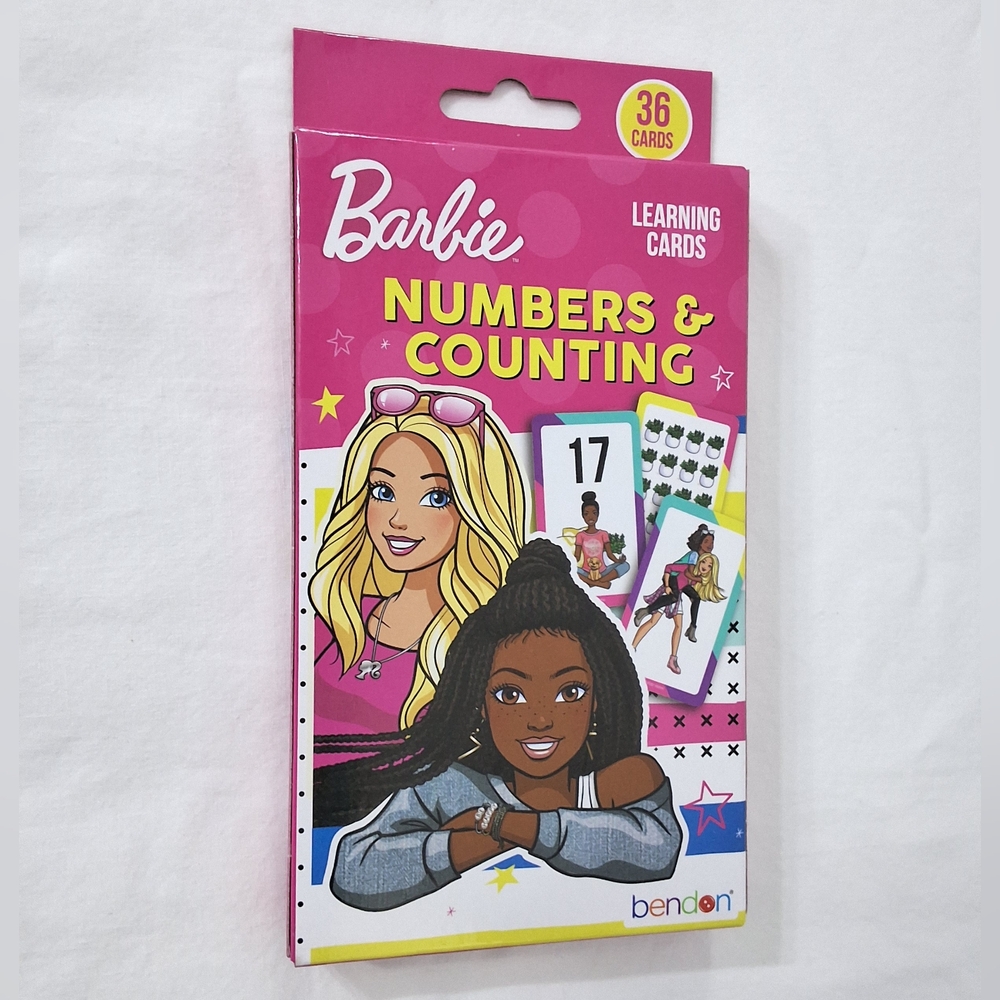 NEW Barbie Numbers & Counting Learning Cards